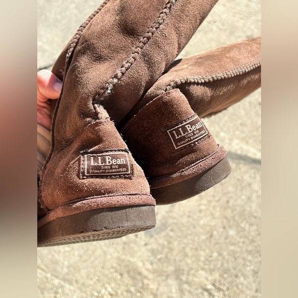 Tall brown LL bean boots, gently worn, great color - Picture 4 of 8